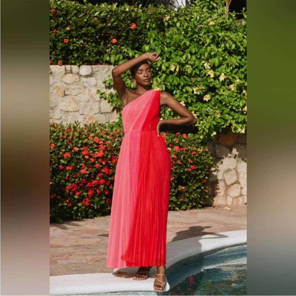 NEW Hutch Anthropologie Tarina Colorblock Gown Dress size 16W womens - Picture 2 of 16